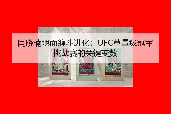 闫晓楠地面缠斗进化：UFC草量级冠军挑战赛的关键变数